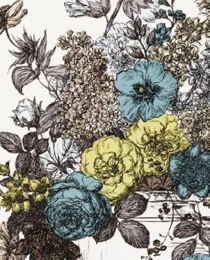 Обои светлые в классическом стиле Floribunda W0041-01 изображение 0