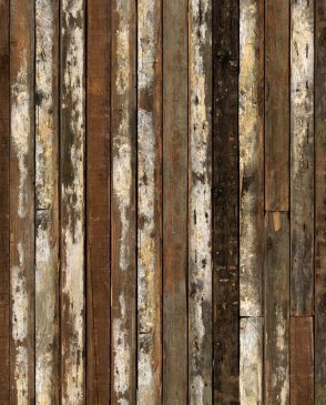 Обои NLXL коричневые Scrapwood Wallpaper 2 PHE-13 изображение 0