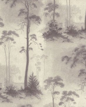 Обои 1838 Wallcoverings с листьями серые Rosemore 1601-102-03 изображение 0