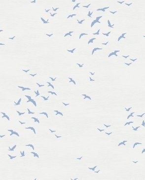 Обои Paper & Ink с птицами для спальни Navy Grey and White BL70428 изображение 0