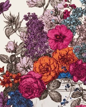 Обои Clarke & Clarke молодежные Floribunda W0041-06 изображение 0