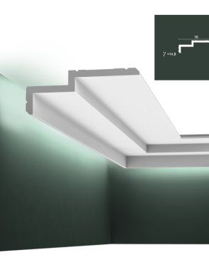 Лепнина ORAC Decor Скрытое освещение Скрытое освещение C391 изображение 0