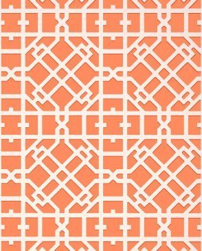 Обои с квадратами оранжевые Geometric Resource 2 T11034 изображение 0