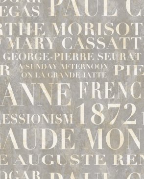 Американские Обои KT-Exclusive с надписями, буквами French Impressionist FI70307 изображение 0