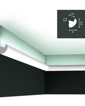 Лепнина ORAC Decor Скрытое освещение Скрытое освещение CX188 изображение 0