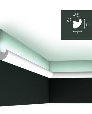 Лепнина ORAC Decor Скрытое освещение Скрытое освещение CX188F изображение 0