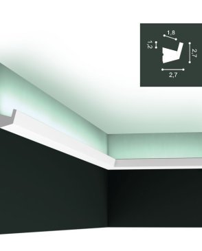 Лепнина ORAC Decor Скрытое освещение Скрытое освещение CX189F изображение 0