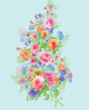 Обои с акварельными цветами Illusion DM-022 изображение 0