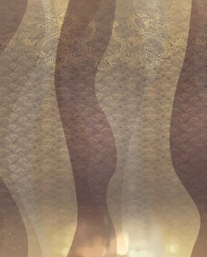 Фрески Affresco с абстрактной полосой коричневые Trend Art DP402-COL4 изображение 0
