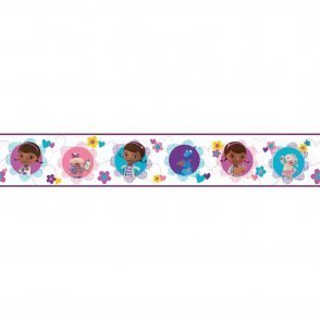 Обои бордюр детские для девочек разноцветные Disney II DS7677BD изображение 0