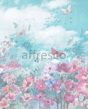 Фрески Affresco с бабочками, насекомыми New Art RE203-COL3 изображение 0