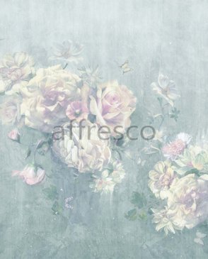 Фрески панно с акварельными цветами New Art RE190-COL4 изображение 0