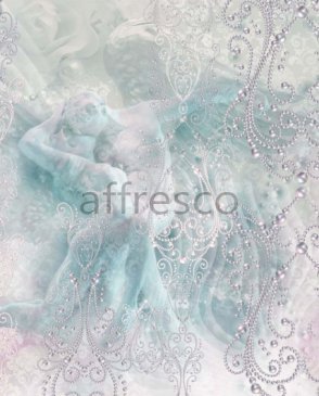 Фрески Affresco с вензелями розовые New Art RE180-COL1 изображение 0