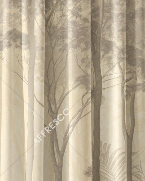 Фрески с листьями для кабинета Art Fabric Ткани FA1055-COL2 изображение 0