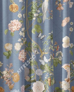 Российские Фрески синие Art Fabric Ткани FA1056-COL5 изображение 0