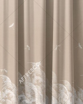 Фрески с листьями для кабинета Art Fabric Ткани FA1120-COL1 изображение 0