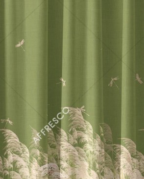 Фрески с листьями для кабинета Art Fabric Ткани FA1120-COL5 изображение 0