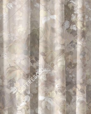 Фрески с листьями бежевые Art Fabric Ткани FA1127-COL5 изображение 0