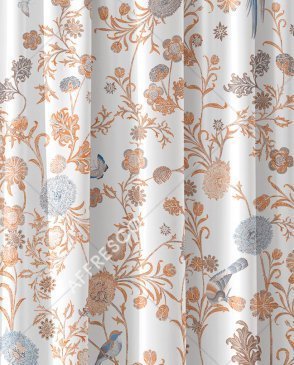 Фрески Affresco для спальни оранжевые Art Fabric Ткани FA1136-COL2 изображение 0