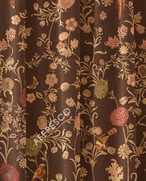 Фрески с листьями коричневые Art Fabric Ткани FA1136-COL6 изображение 0