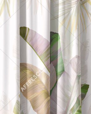 Фрески с листьями для кабинета Art Fabric Ткани FA1305-COL1 изображение 0