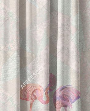 Фрески Affresco с листьями фиолетовые Art Fabric Ткани FA1474-COL1 изображение 0