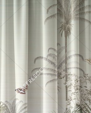 Фрески с птицами серые Art Fabric Ткани FA1504-COL2 изображение 0