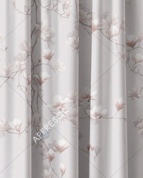 Фрески Affresco с цветами серые Art Fabric Ткани FA1506-COL1 изображение 0