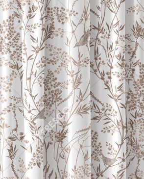 Фрески с листьями коричневые Art Fabric Ткани FA1507-COL2 изображение 0