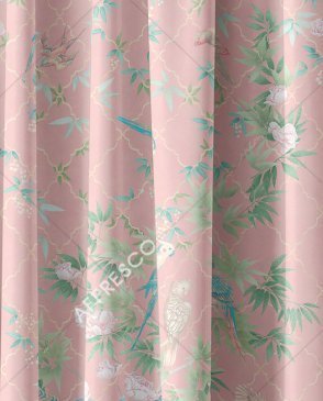 Фрески с ромбами розовые Art Fabric Ткани FA1522-COL4 изображение 0