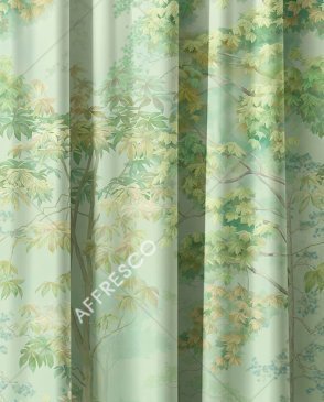 Фрески для кабинета зеленые Art Fabric Ткани FA1527-COL1 изображение 0