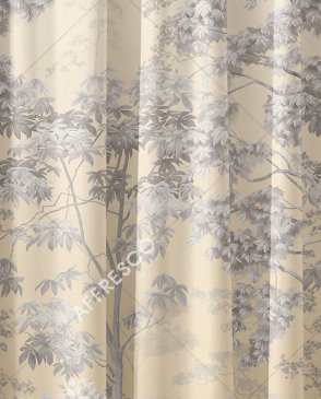 Фрески с листьями для кабинета Art Fabric Ткани FA1527-COL5 изображение 0