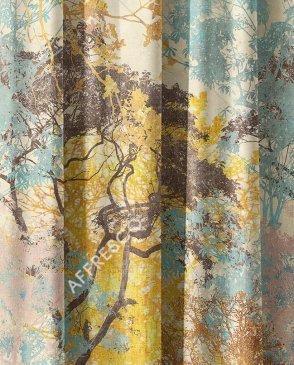 Фрески с листьями разноцветные Art Fabric Ткани FA1848-COL1 изображение 0