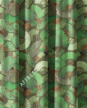Фрески для гостиной зеленые Art Fabric Ткани FA1935-COL1 изображение 0