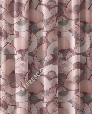 Фрески Affresco с сюжетным рисунком розовые Art Fabric Ткани FA1935-COL2 изображение 0