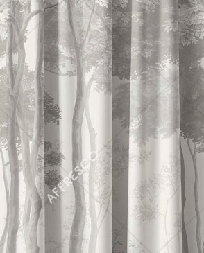 Фрески Affresco с птицами серые Art Fabric Ткани FA1951-COL1 изображение 0