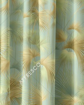 Фрески для кабинета зеленые Art Fabric Ткани FA1954-COL4 изображение 0