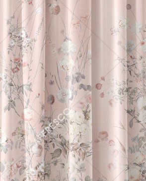 Фрески Affresco с цветами розовые Art Fabric Ткани FA1955-COL2 изображение 0