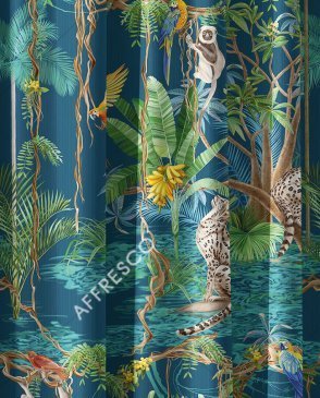 Фрески метражные с листьями Art Fabric Ткани FA1958-COL5 изображение 0