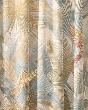 Фрески Affresco с птицами бежевые Art Fabric Ткани FA1961-COL5 изображение 0