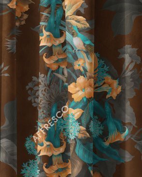 Фрески метражные с листьями Art Fabric Ткани FA1962-COL4 изображение 0