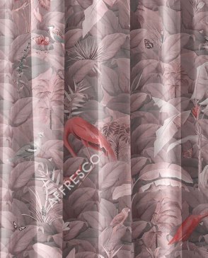 Фрески с птицами розовые Art Fabric Ткани FA2001-COL2 изображение 0