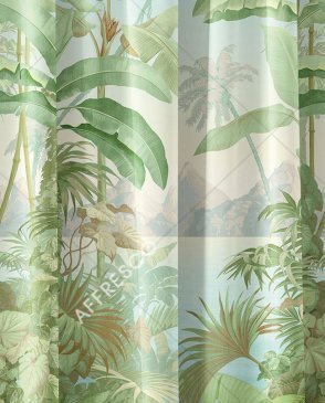 Фрески с листьями для кабинета Art Fabric Ткани FA2002-COL6 изображение 0
