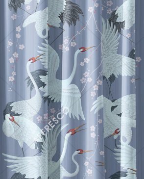 Российские Фрески с птицами Art Fabric Ткани FA2003-COL5 изображение 0