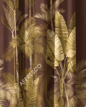 Фрески с листьями коричневые Art Fabric Ткани FA2006-COL1 изображение 0
