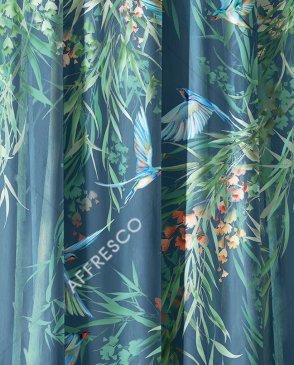 Фрески для спальни синие Art Fabric Ткани FA2008-COL1 изображение 0