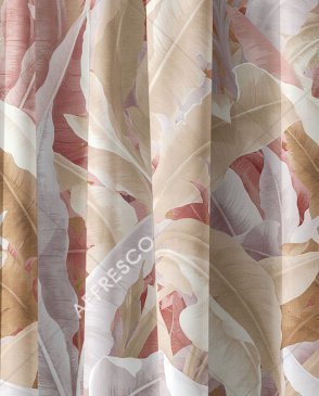 Фрески Affresco с листьями оранжевые Art Fabric Ткани FA2011-COL4 изображение 0