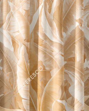Фрески с листьями оранжевые Art Fabric Ткани FA2011-COL5 изображение 0