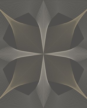 Обои с геометрическим рисунком коричневые Theory FD25525 изображение 0