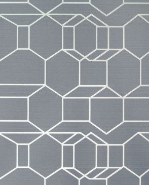 Обои Chelsea Decor Wallpapers серые Geometry GEO0120 изображение 0